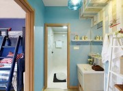 清爽舒適的地中海風格70平米公寓衛生間裝修效果圖