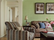 滿滿愛的田園風(fēng)格100平米三居室客廳背景墻裝修效果圖 滿滿愛的田園風(fēng)格100平米三居室客廳背景墻裝修效果圖