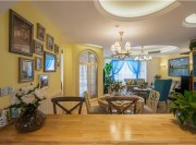 清新休閑的田園風(fēng)格140平米四居室吧臺(tái)裝修效果圖 清新休閑的田園風(fēng)格140平米四居室吧臺(tái)裝修效果圖