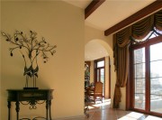 穩(wěn)重的東南亞風格110平米復(fù)式玄關(guān)裝修效果圖