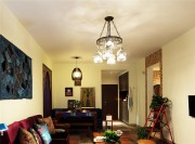 七彩東南亞風(fēng)格90平米三居室客廳裝修效果圖 七彩東南亞風(fēng)格90平米三居室客廳裝修效果圖