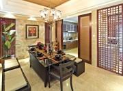 華麗大氣中式風(fēng)格140平米三居室餐廳吊頂裝修效果圖 華麗大氣中式風(fēng)格140平米三居室餐廳吊頂裝修效果圖