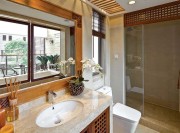 華麗大氣中式風(fēng)格140平米三居室衛(wèi)生間浴室柜裝修效果圖 華麗大氣中式風(fēng)格140平米三居室衛(wèi)生間浴室柜裝修效果圖