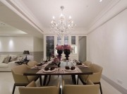 浪漫新古典風(fēng)格120平米四居室餐廳吊頂裝修效果圖 浪漫新古典風(fēng)格120平米四居室餐廳吊頂裝修效果圖