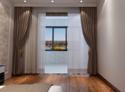 柔和簡約美式130平二居室臥室窗簾裝修效果圖 柔和簡約美式130平二居室臥室窗簾裝修效果圖