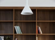 獅山名門現代簡約三居室書房裝修實景案例