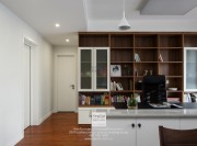 獅山名門現代簡約三居室書房裝修實景案例