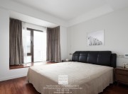 獅山名門現代簡約三居室臥室裝修實景案例