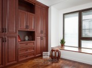 獅山名門現代簡約三居室榻榻米裝修實景案例