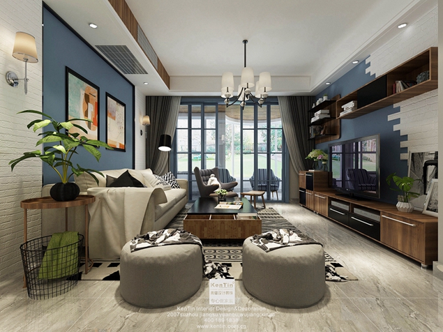 四季晶華現代簡約風格三居室