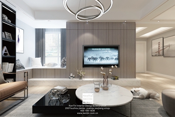 蝴蝶灣現代風格裝修實景案例