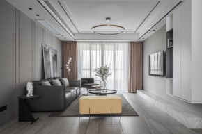 現(xiàn)代簡約風格一居室客廳裝修效果圖