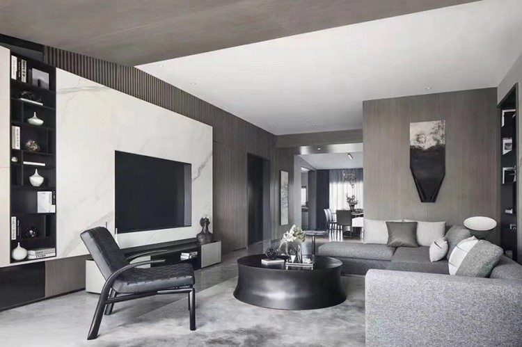 現(xiàn)代簡約風(fēng)格三居室裝修實景案例