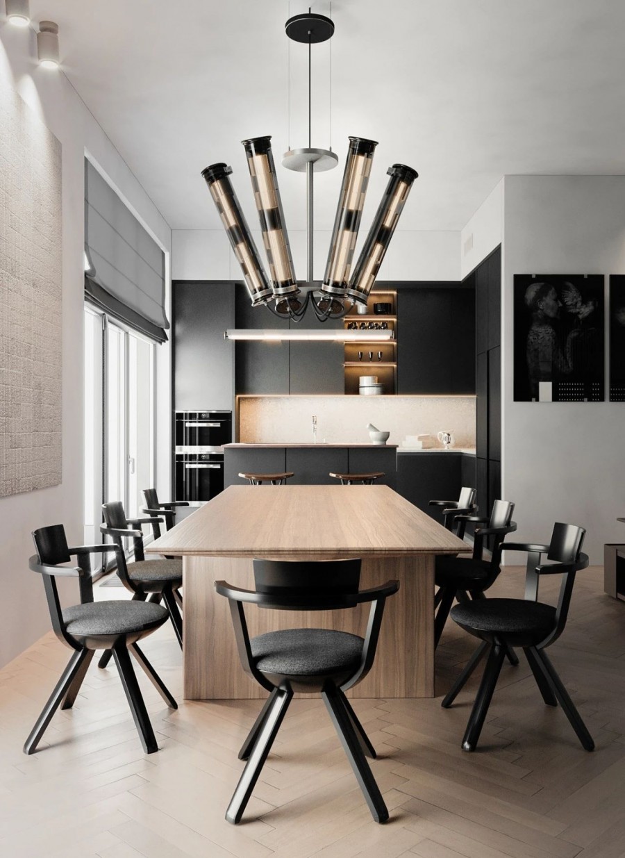 一居室現(xiàn)代簡約風(fēng)格餐廳效果圖