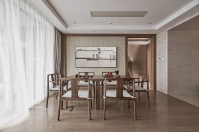 新中式風格別墅茶室效果圖