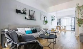 北歐風格三居客廳效果圖