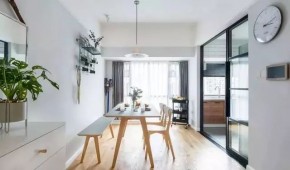 北歐風格三居餐廳效果圖