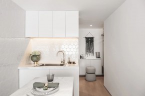 現代風格兩居室廚房效果圖