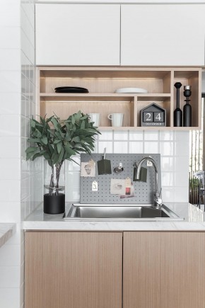 現代風格兩居室廚房效果圖