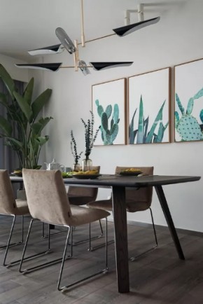 現代簡約風格三居室餐廳裝修效果圖