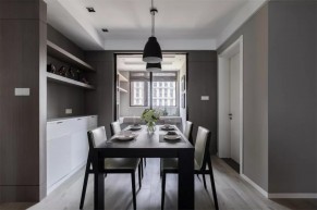 現(xiàn)代簡約風格三居室餐廳裝修效果圖