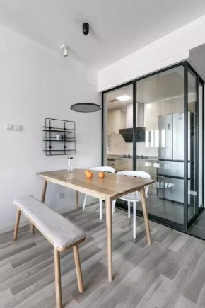 現代風格三居室餐廳裝修效果圖