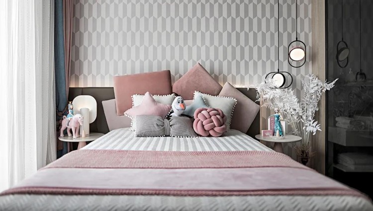 現(xiàn)代簡約風格四居室兒童房裝修效果圖