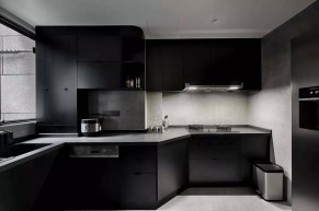 現(xiàn)代簡約風(fēng)格三居室廚房裝修效果圖