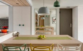 簡(jiǎn)約風(fēng)格三居室餐廳裝修效果圖