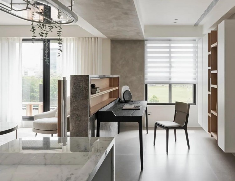 簡(jiǎn)約風(fēng)格四居室書房裝修效果圖