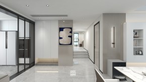 星海人家現代簡約風格四居室玄關裝修效果圖