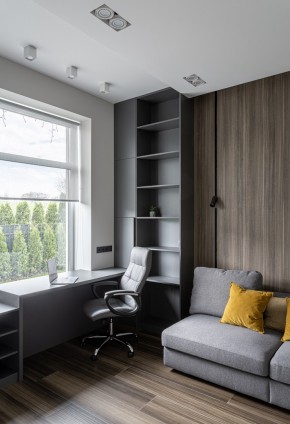 簡約復(fù)式風格三居室書房裝修效果圖