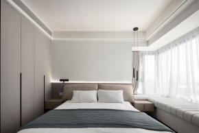 現代風格三居室臥室裝修效果圖