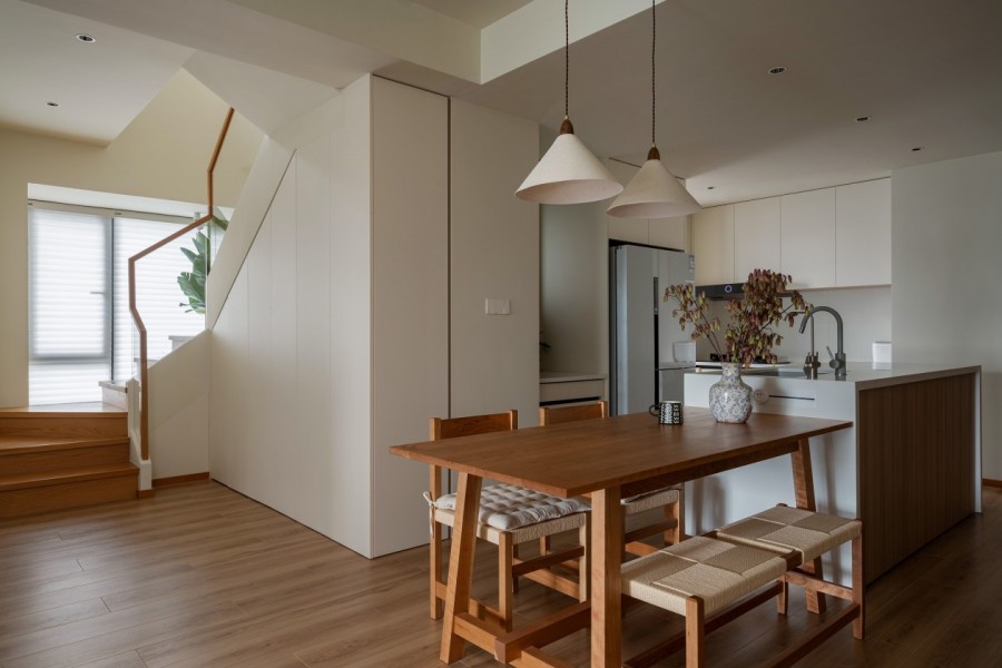 日式風格三居室餐廳裝修效果圖