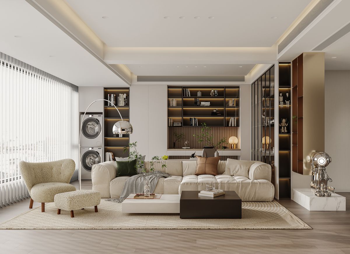 翠樾庭 現(xiàn)代簡約風(fēng)格3D全景圖