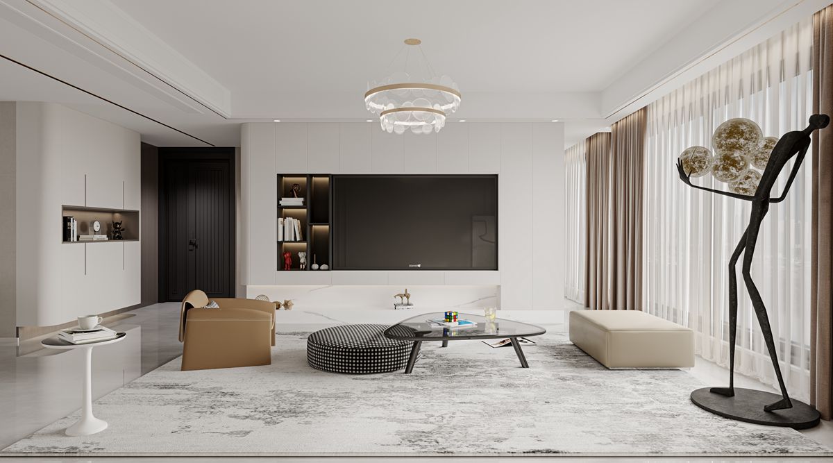 新港名城 現(xiàn)代簡約風(fēng)格3D全景圖