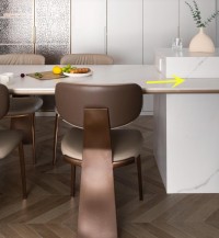 餐桌島臺一體化設計 靈活、功能性強！