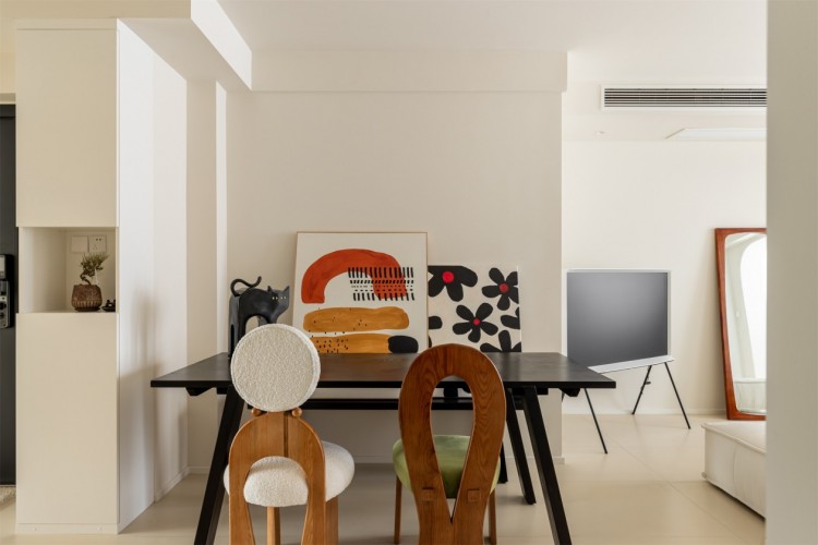 現(xiàn)代簡約風格三居室餐廳裝修效果圖