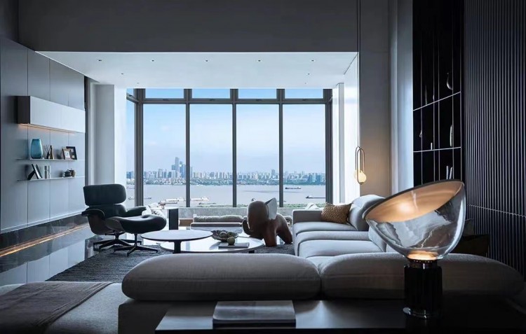 現(xiàn)代簡(jiǎn)約復(fù)式客廳1裝修效果圖