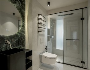 現(xiàn)代簡(jiǎn)約三居室衛(wèi)生間裝修效果圖