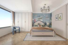 現代法式兒童房裝修效果圖