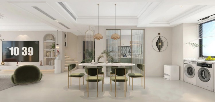 現代法式兒餐廳裝修效果圖