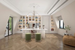 現代法式兒書房裝修效果圖