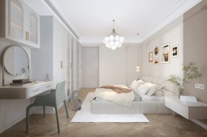 現代法式兒臥室2裝修效果圖