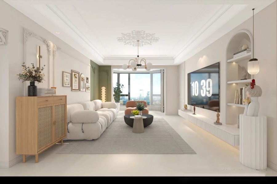 現代法式兒客廳3裝修效果圖