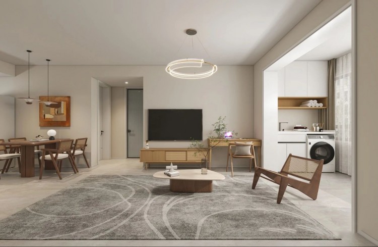 北歐風兩居室裝修效果圖