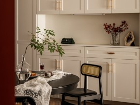 法式復古三居室餐廳裝修效果圖