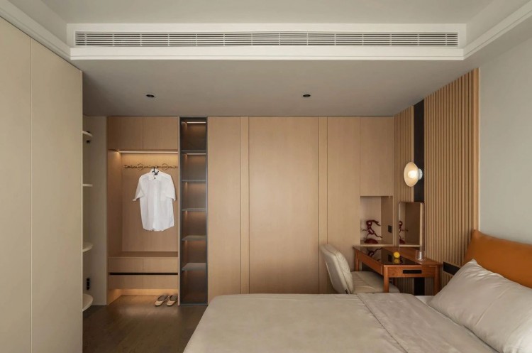 現代極簡三居室臥室1裝修效果圖