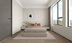 現代極簡三居室臥室1裝修效果圖