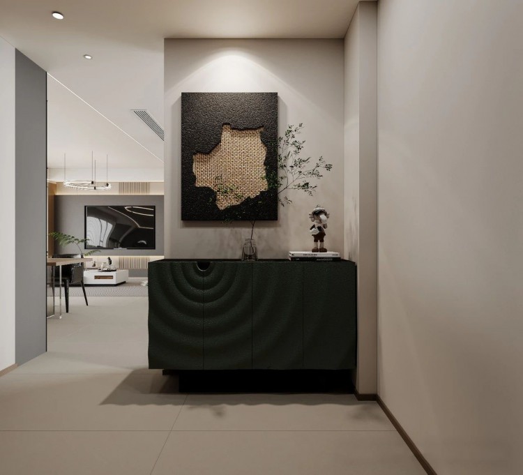 現代簡約三居室衛生間裝修效果圖